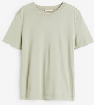Silk-blend T-shirt