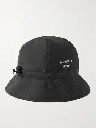 4 Moncler HYKE Logo-Print GORE-TEX INFINIUM��™ Bucket Hat