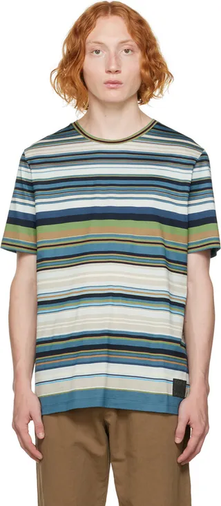 Paul Smith Multicolor Stripe T-Shirt