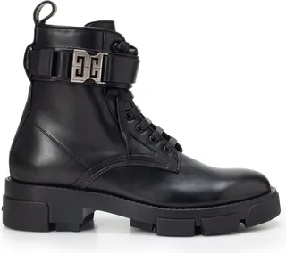 Leather Combat Boots