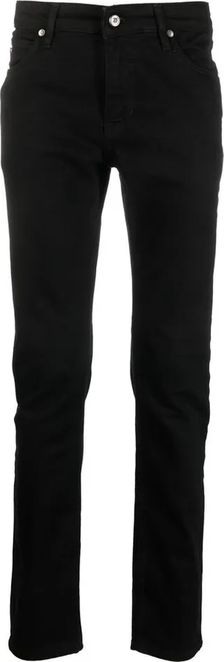 Logo-Patch Skinny Jeans