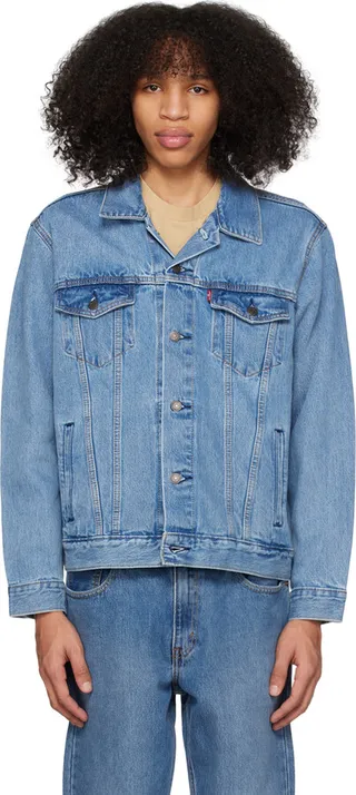 Levi's Blue Faded Denim Jacket