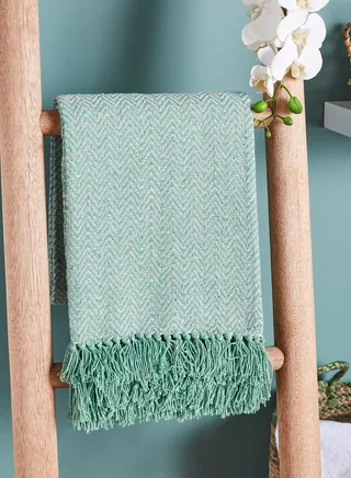 Herringbone Blanket Throw