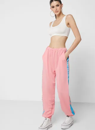 Contrast Side Panel Joggers
