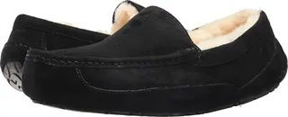 UGG Ascot (Black Suede) Men's Slippers