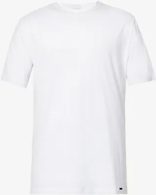 Mens White Night & Day Crewneck Cotton Pyjama top Xxl