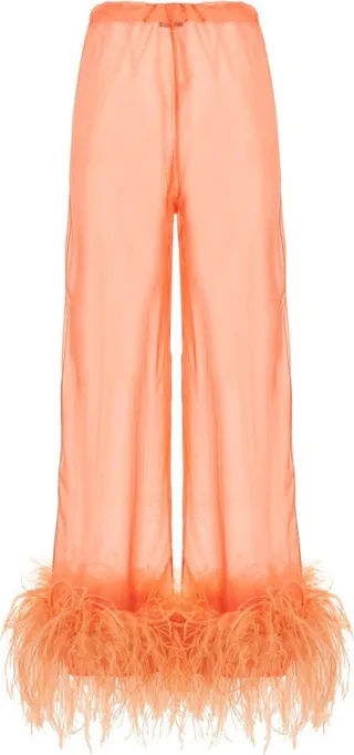 Oséree Sheer High Waist Pants