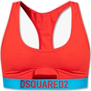 Dsquared2 Logo-Embroidered Sports Bra