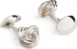 Deakin & Francis Sterling Silver Knot Cufflinks