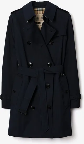Burberry Short Kensington Heritage Trench Coat Size: 02