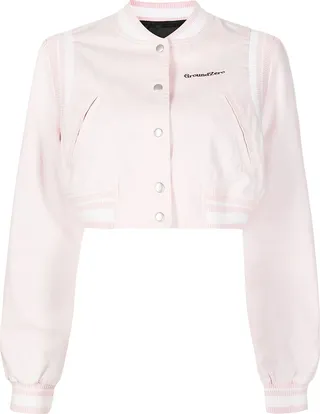 Logo-Print Bomber Jacket