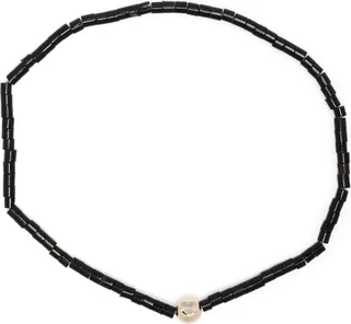 14kt yellow gold Medium Ball diamond beaded bracelet