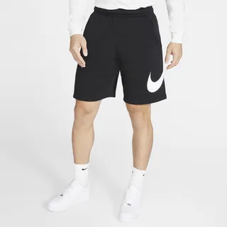 Men's Nike Sportswear Club Graphic Shorts in Black