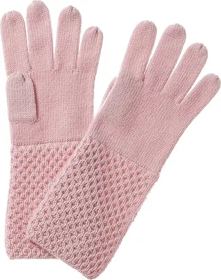 Forte Cashmere Texture Cashmere Gloves