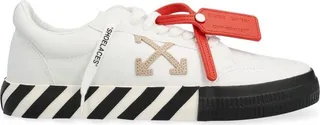 Off-White Low Vulcanized Outlined Lace-Up Sneakers