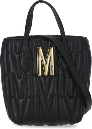 M Quilted Hand Bag