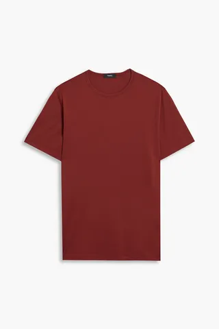 Precise cotton-jersey T-shirt