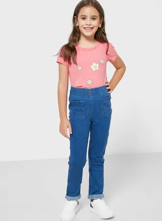 Girls Mom Jeans