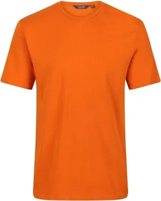 Regatta Mens Tait Lightweight Active T-Shirt - Orange
