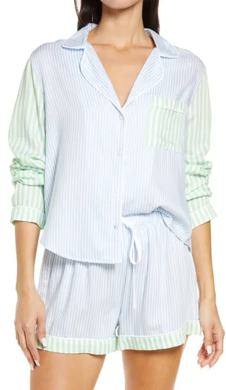 Kellen Mixed Stripe Short Pajamas