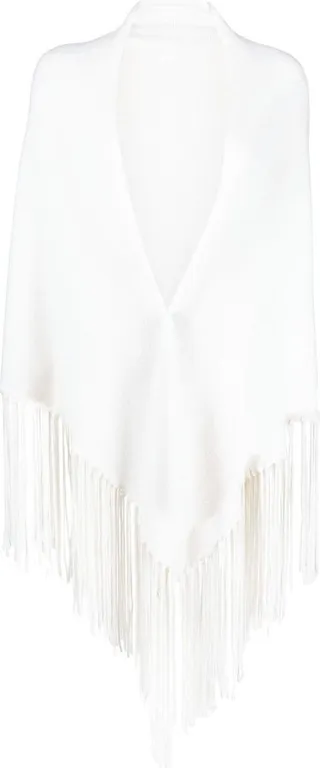 Fringed Cashmere Cape