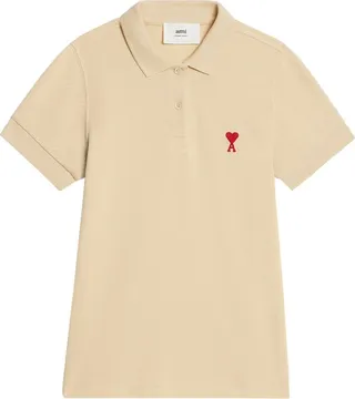 Ami de Coeur short-sleeved polo shirt