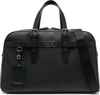 Hudson pebbled-leather luggage