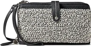 The Sak Iris Crochet Large Smartphone Crossbody (Moonlight Static) Handbags