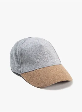 Slogan Embroidered Cap Hat