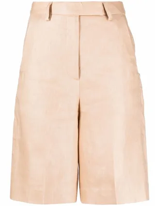 Tailored Linen Shorts