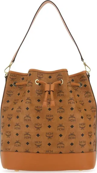 MCM Dessau Drawstring Large Bucket Bag