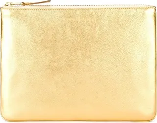 Comme des Garçons Wallet Classic Logo Print Pouch