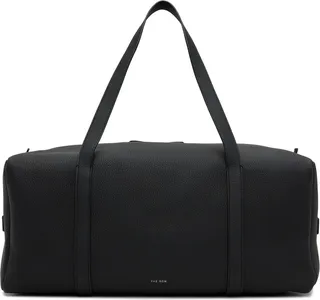 The Row Black Gio Duffle Bag