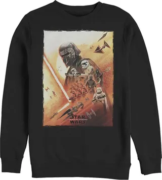 Men's Star Wars: The Rise of Skywalker Kylo Poster Sweatshirt - Black - Large