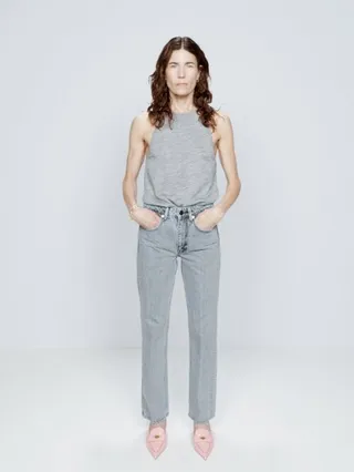 Push Organic-cotton Straight-leg Jeans