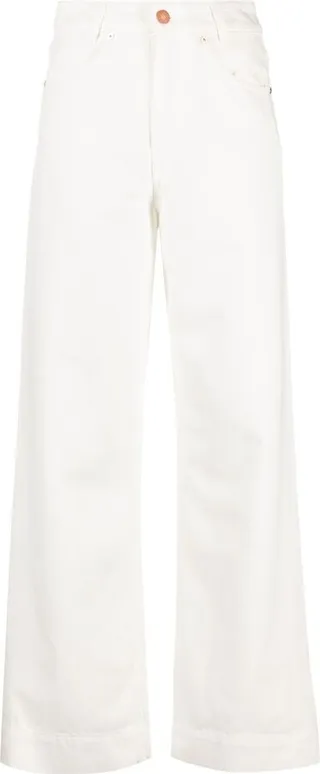 High-Waisted Wide-Leg Jeans
