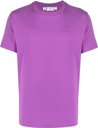 logo-print detail T-shirt