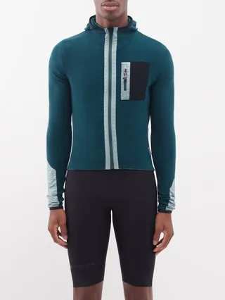 Ingrid Hooded Fleece Cycling Jacket