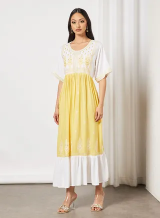 Classic Embroidered Jalabiya
