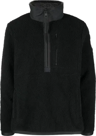 Black Renfrew Fleece Zip Sweater
