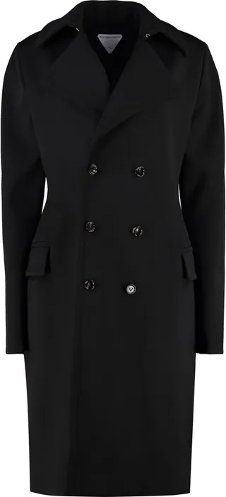 Double-breasted Wool Coat