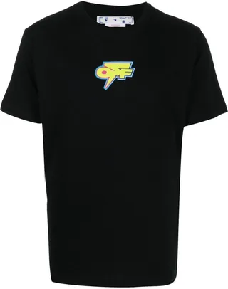 Arrows-print cotton T-shirt