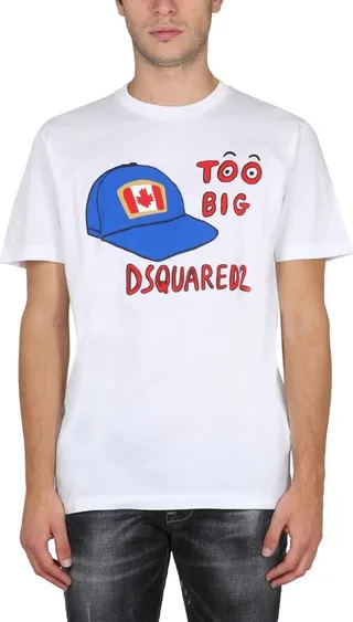 Dsquared2 Graphic Print Crewneck T-Shirt