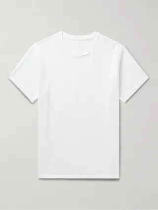 Recycled and Organic Cotton-Jersey T-Shirt