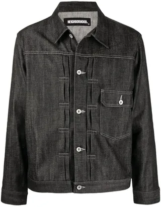 Button-Up Denim Jacket