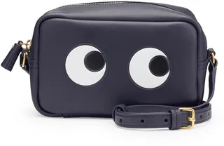 Eyes Mini Leather Crossbody Bag