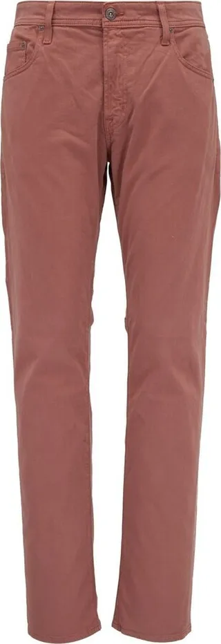 Tapered-Leg Mid-Rise Trousers