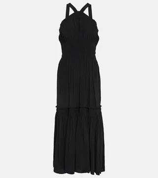 White Label rayon-blend midi dress