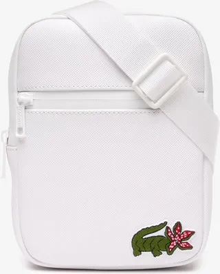 Men’s Lacoste x Netflix Croc Print Shoulder Bag - Small
