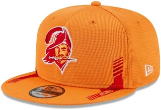 Men's Orange Tampa Bay Buccaneers 2021 Nfl Sideline Home Historic Logo 9Fifty Snapback Adjustable Hat